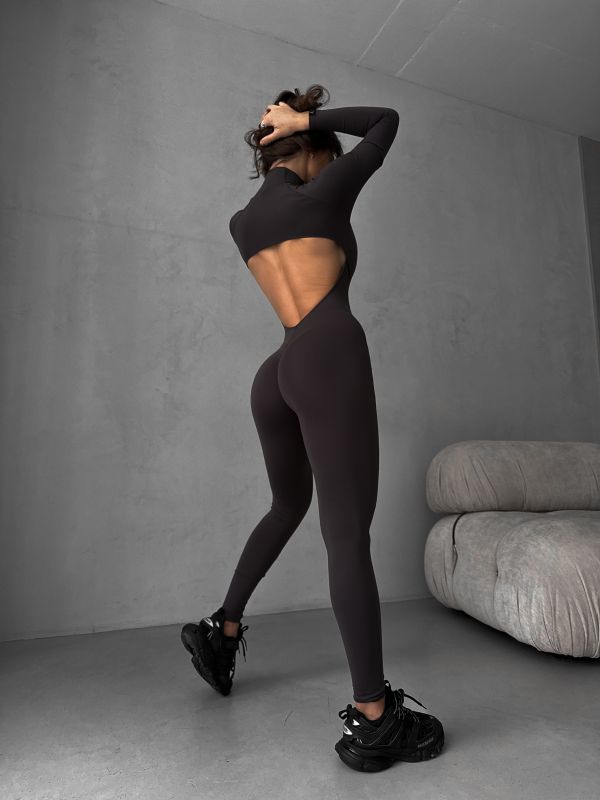 Жіночий комбінезон з довгим рукавом та легінсами | VV Brand