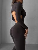 Жіночий комбінезон з довгим рукавом та легінсами | VV Brand