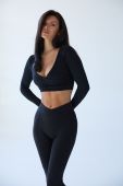 Жіночі лосини з поясом на запах і високою посадкою | VV Brand
